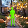 Disappearing Man Invisible Costume Jumpsuit Child: Neon Green