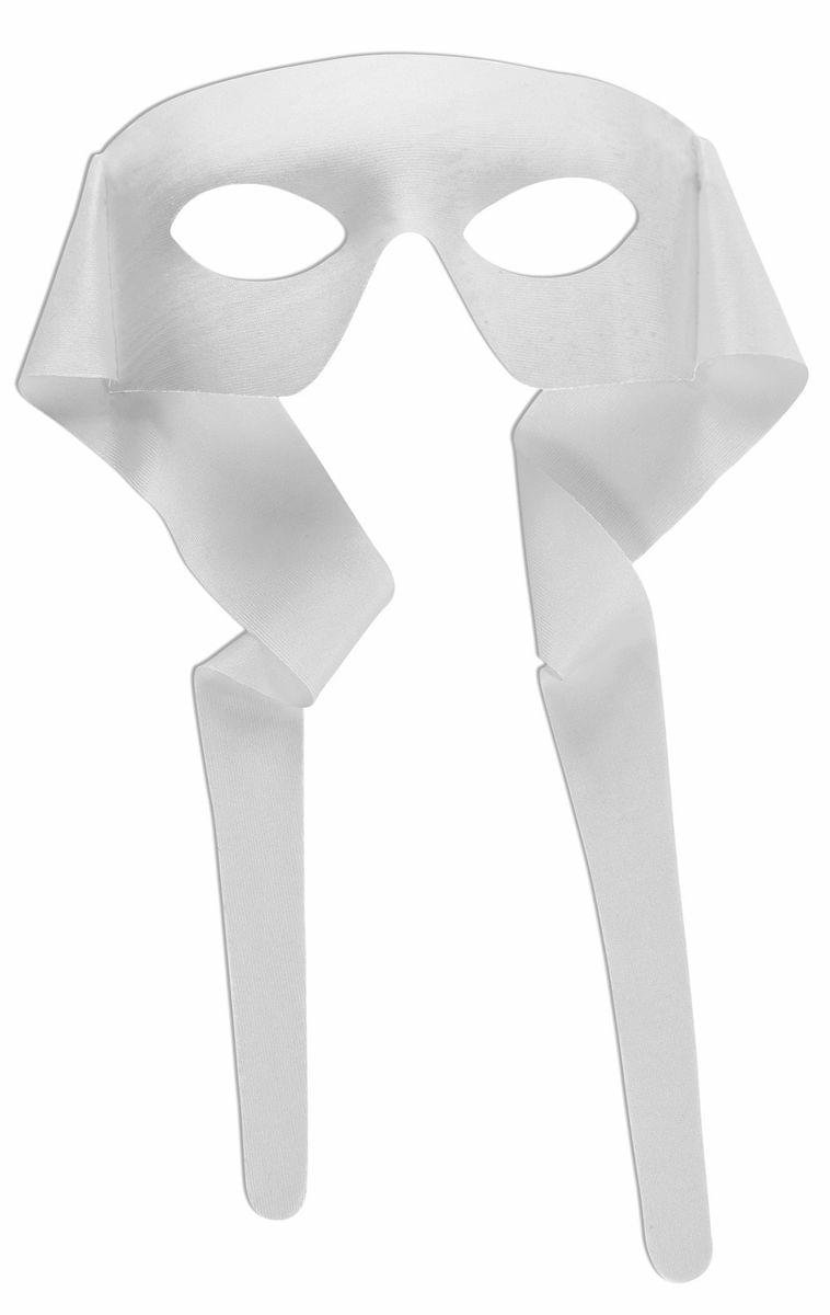 Masked Man Cloth Eye Mask White