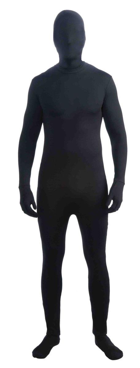 Disappearing Man Black Body Suit Adult Costume X-Large