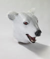 Deluxe Latex Animal Mask Adult: Polar Bear One Size
