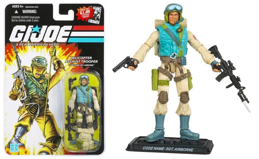 Gi Joe 3 3/4" Figure Wave 11 Helicopter Assault Trooper: Sgt. Airborne