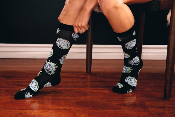 Rick and Morty Crew Socks 3-Pack