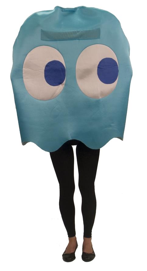 Pac-Man "Inky" Deluxe Shiny Costume Adult Standard