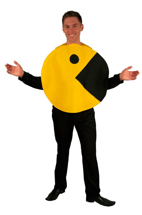 Pac-Man 2D Profile Adult Costume Standard