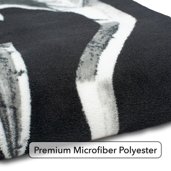 Skyrim Dragon Emblem Lightweight Fleece Throw Blanket