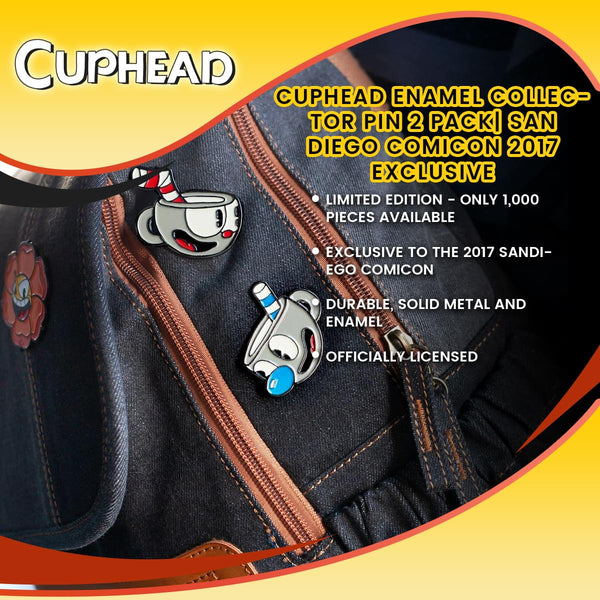 Cuphead Enamel Collector Pin 2 Pack