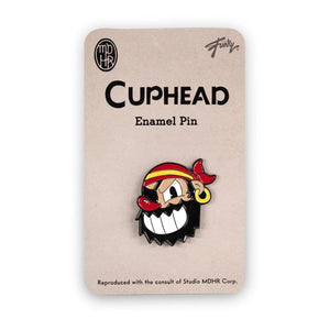 Cuphead Collectibles Pirate Boss Enamel Collector Pin