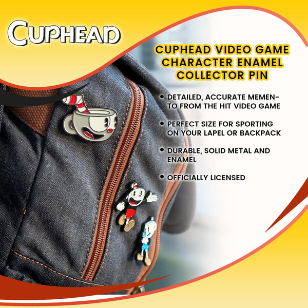 Cuphead Video Game Character Enamel Collector Pin