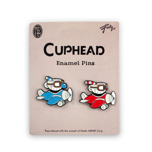 Cuphead & Mugman Collector’s Edition Planes Enamel Pin Set