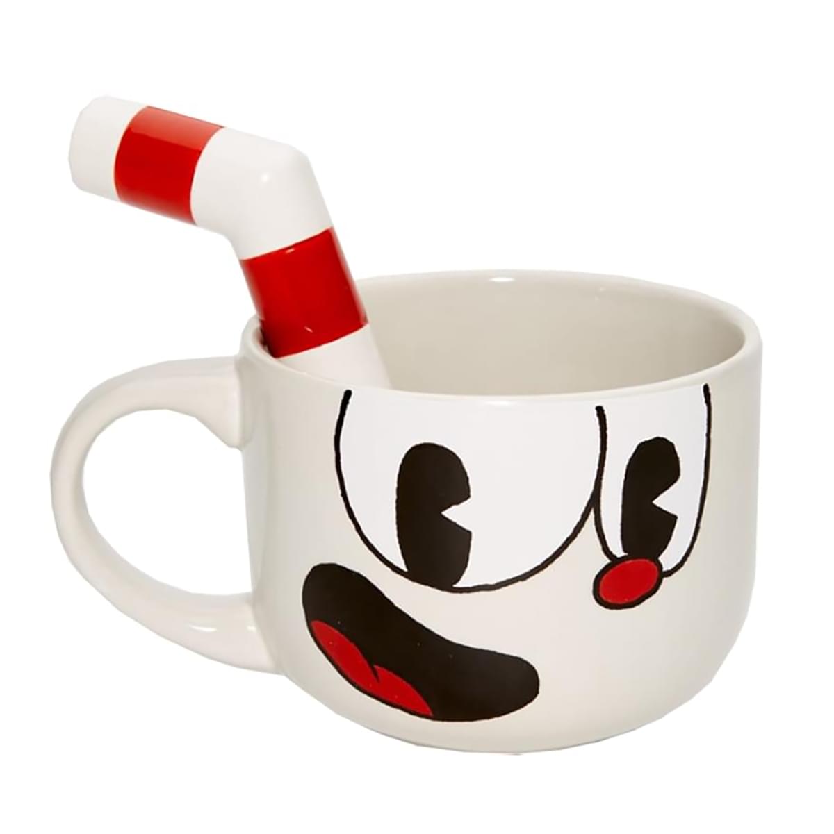 Cuphead 20oz Ceramic Molded Mug, Cuphead