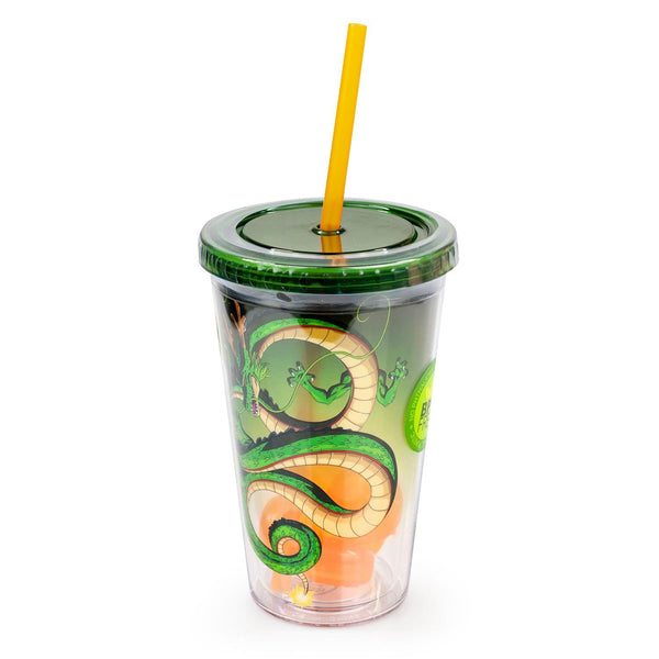 Dragon Ball Z Shenron Carnival Cup with Molded Ice Cubes and Straw