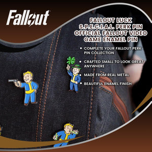 Fallout Luck S.P.E.C.I.A.L. Perk Pin