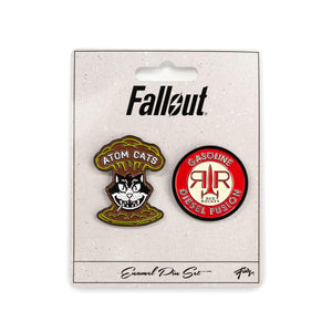 Fallout Atom Cats & Red Rocket Pins