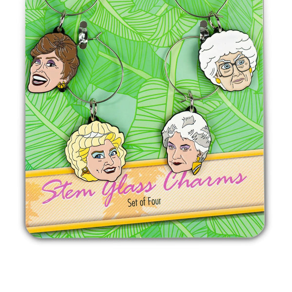 Golden Girls Wine Charms, Set of 4