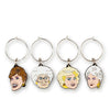 Golden Girls Wine Charms, Set of 4