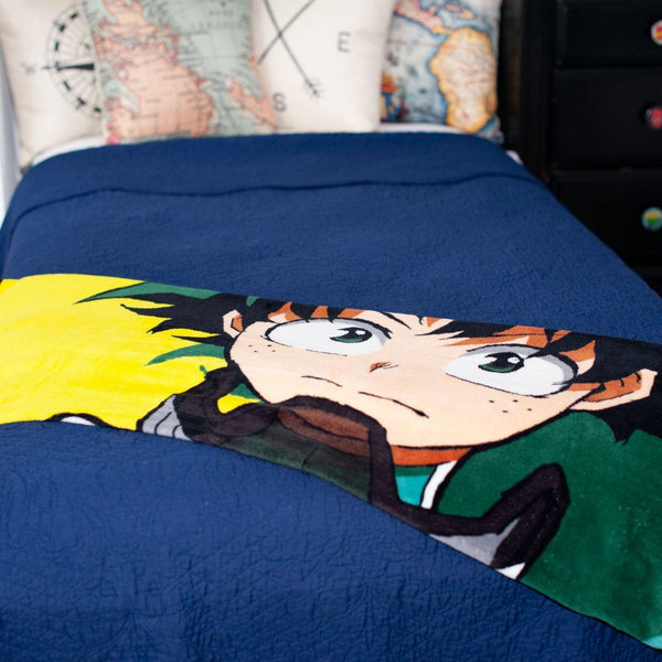 My Hero Academia Deku Lightweight Fleece Throw Blanket