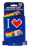 Nyan Cat Nyantastic I Love Nyan Cat Koozie