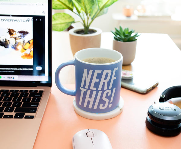Overwatch D.Va "Nerf This" Ceramic Coffee Mug