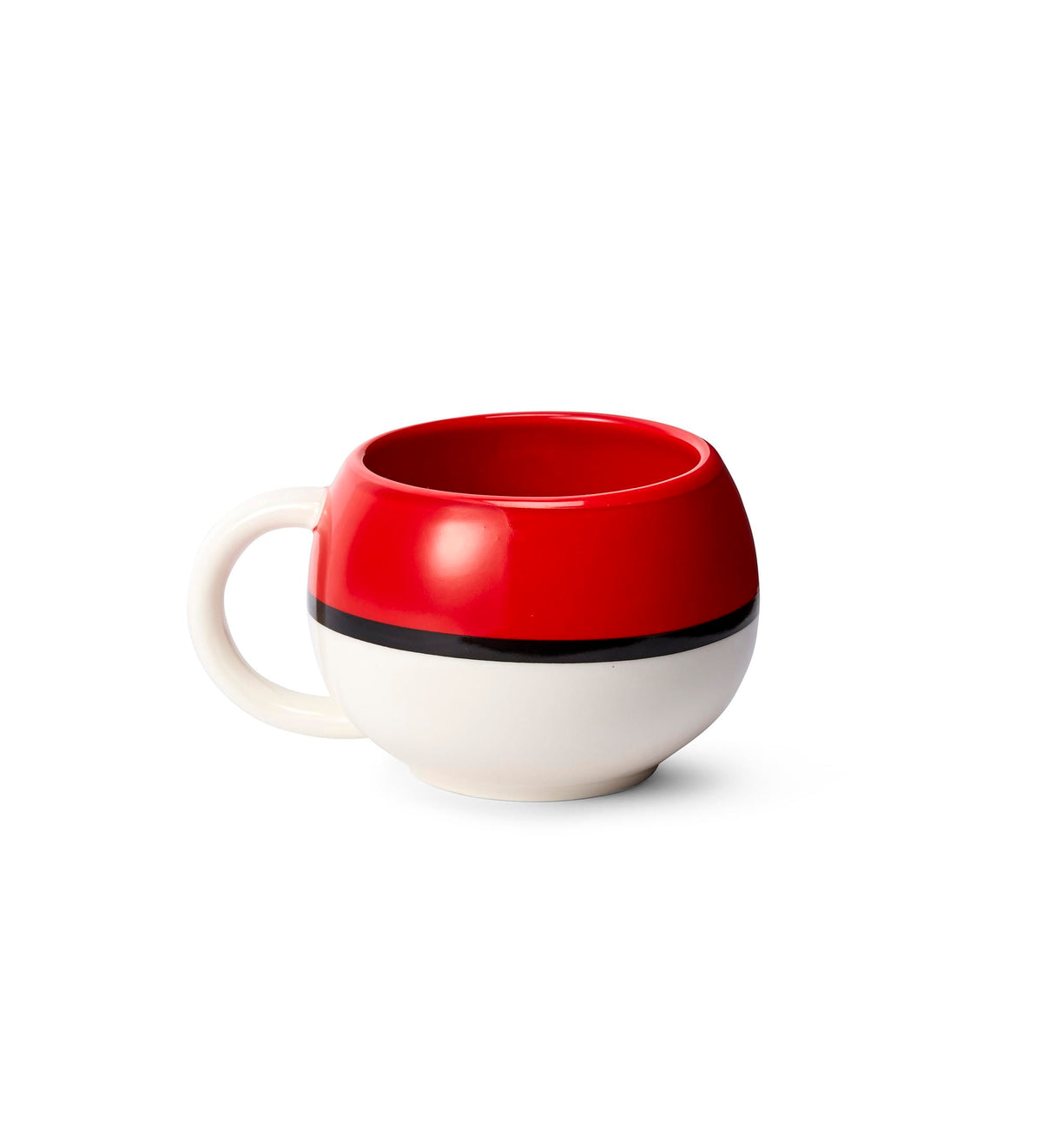 Pokemon Pokeball Molded Ceramic Coffee Mug
