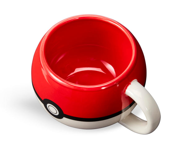 Pokemon Pokeball Molded Ceramic Coffee Mug