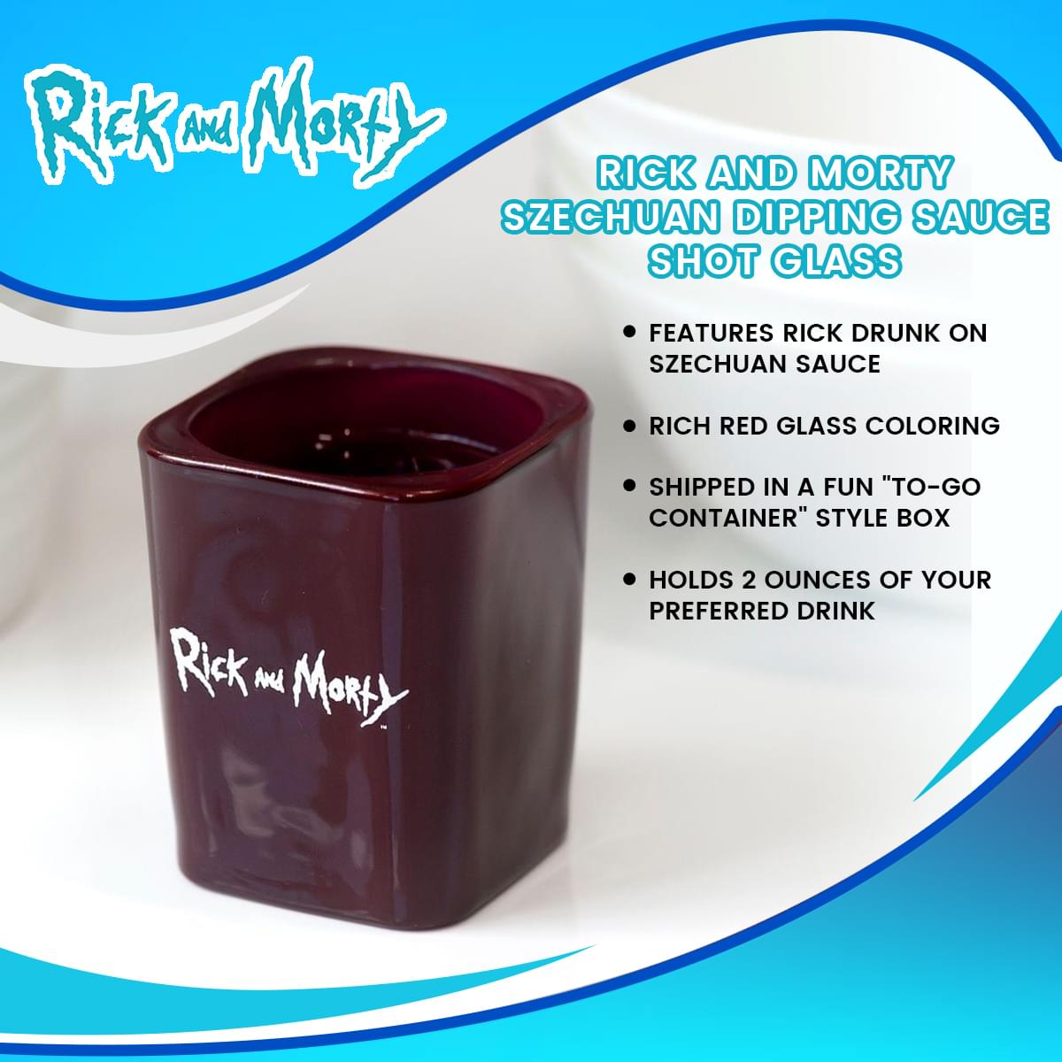Rick and Morty Szechuan Dipping Sauce Shot Glass