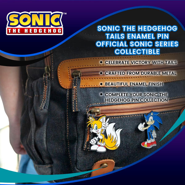 Sonic The Hedgehog Tails Enamel Pin