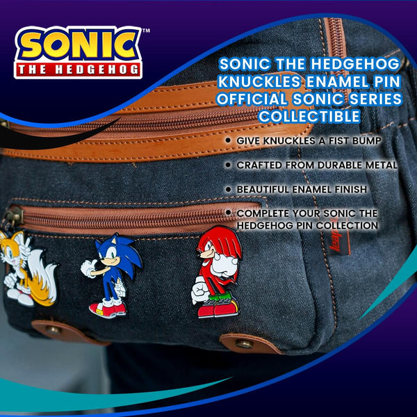 Sonic The Hedgehog Knuckles Enamel Pin