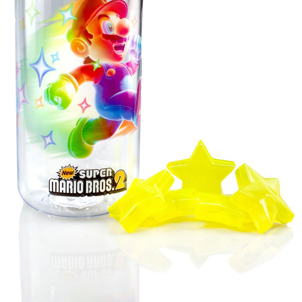 Super Mario Bros 6-Inch Plastic Water Bottle