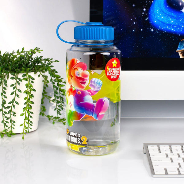 Super Mario Bros 6-Inch Plastic Water Bottle