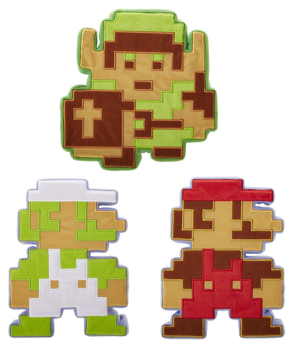 World of Nintendo 8-Bit 4" Plush Wave 1 Set of 3