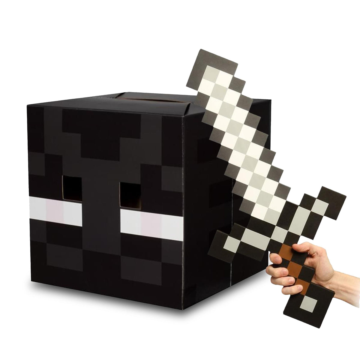 Minecraft 12" Enderman Head & Sword Costume Kit