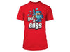 Minecraft Like A Boss Premium Red T-Shirt Youth