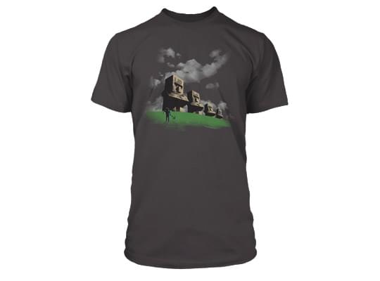 Minecraft Statue Premium T-Shirt Youth Large
