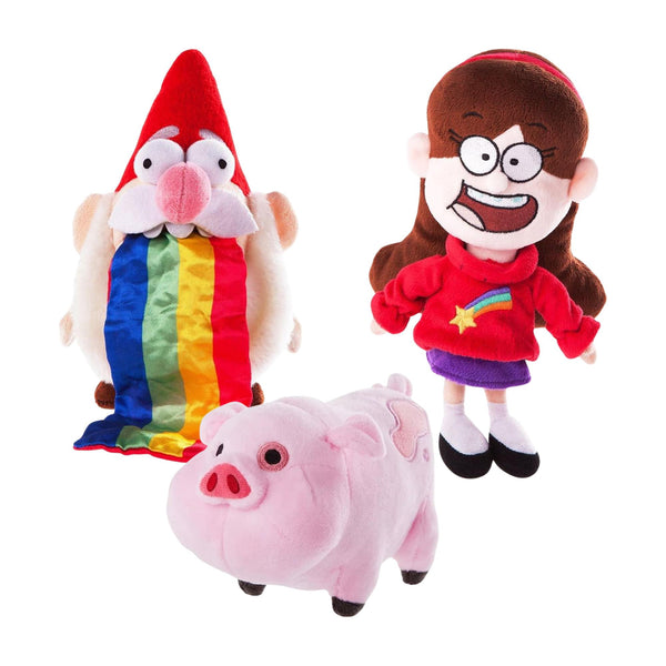 Gravity Falls 12" Plush Set Of 3