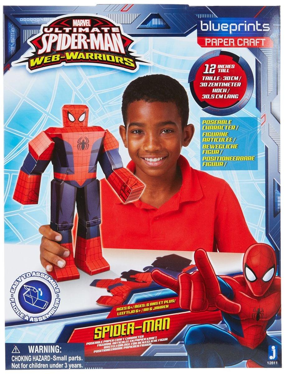 Marvel Blueprint Paper Craft 12" Figure: Spider-Man