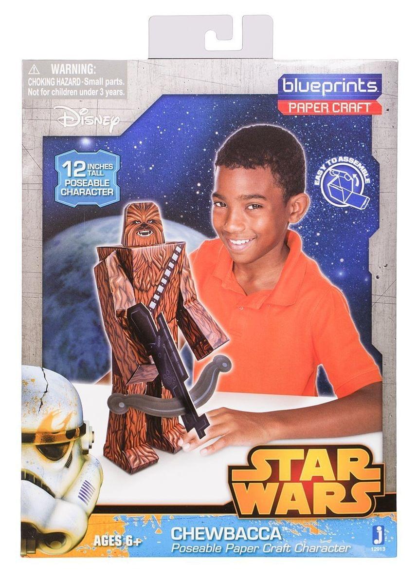 Star Wars Blueprint Paper Craft 12" Figure: Chewbacca