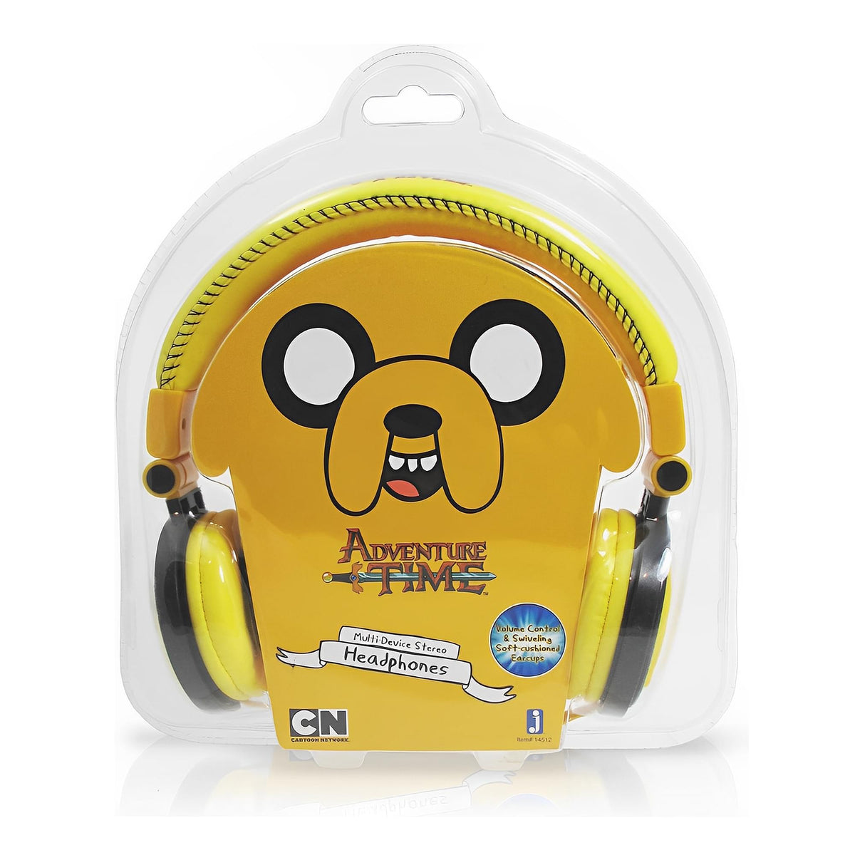 Adventure Time Fold Up Headphones: Jake