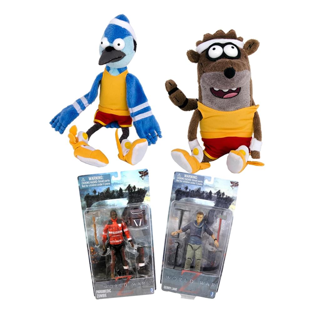 Regular Show 7" Plush Doll Set Of 2