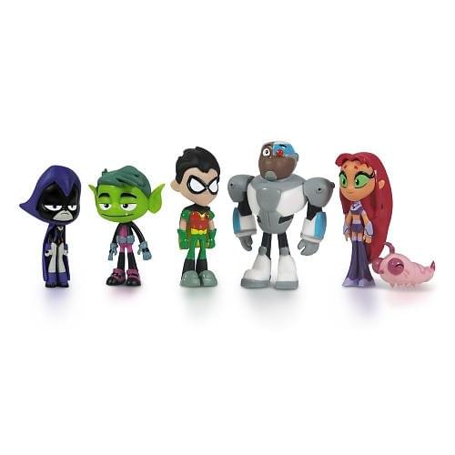 Teen Titans Go 2" Action Figure Set of 6