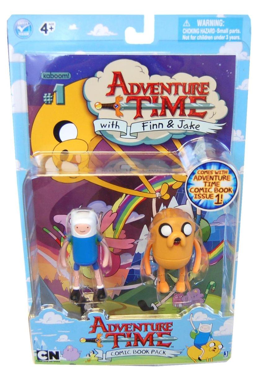 Adventure Time 3" Finn and Jake Comic Book Pack
