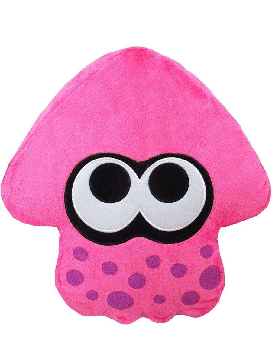 Splatoon 2 14" Plush Pillow: Squid, Neon Pink
