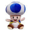Super Mario Bros 6" Plush Blue Toad