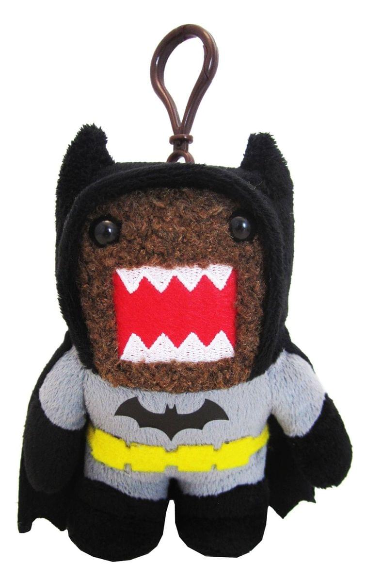Domo 4" Plush Clip On: Batman Black Uniform Domo