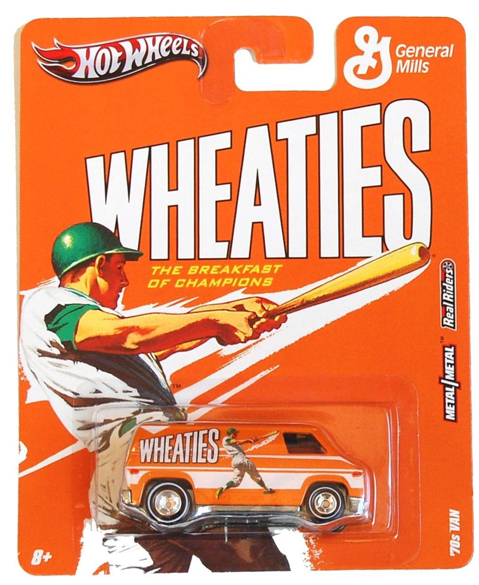 Hot Wheels Nostalgia Cars Wheaties 70's Van
