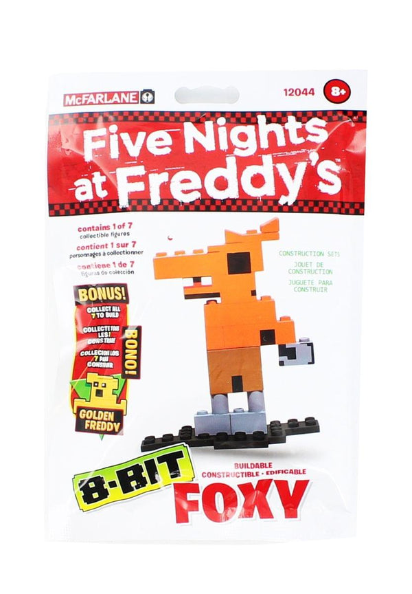 Five Nights at Freddy's 8-Bit Buildable Figure Bundle: Bonnie, Chica, Foxy