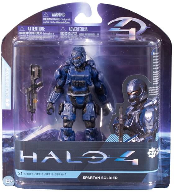 Mcfarlane Halo 4 Series 1 Blue Spartan Soldier Figure