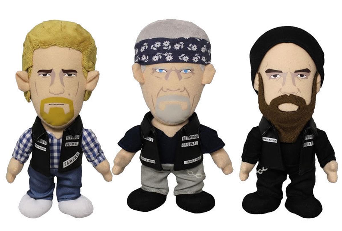 Sons Of Anarchy Plush Set of 3 with Jax Clay and Opie