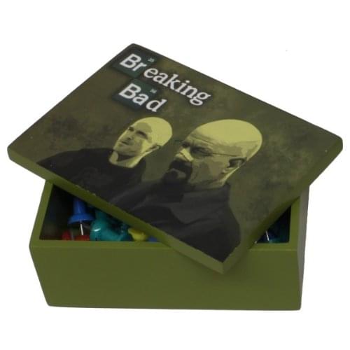 Breaking Bad Heisenberg and Jesse Stash Box