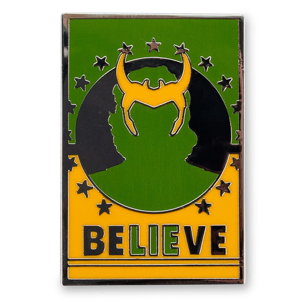 Marvel Studios Loki "Believe" Limited Edition Enamel Pin