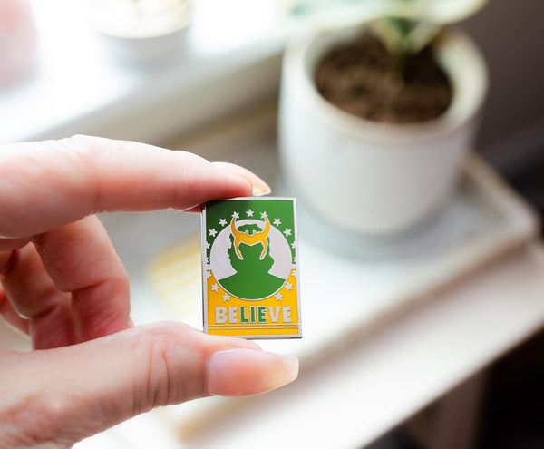 Marvel Studios Loki "Believe" Limited Edition Enamel Pin